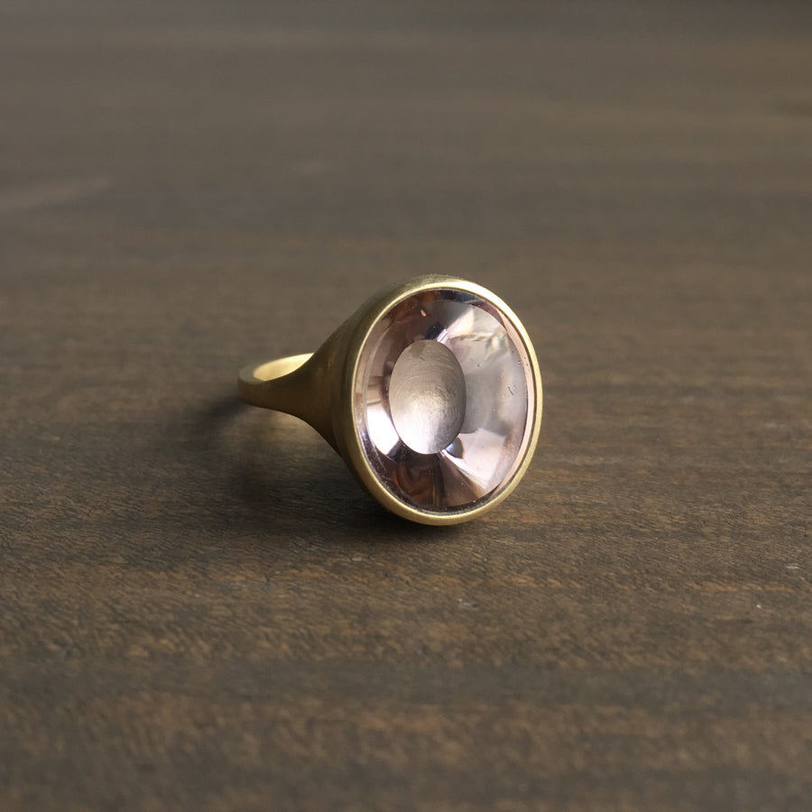 Smoky Quartz Cast Ring