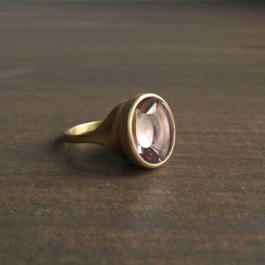 Smoky Quartz Cast Ring