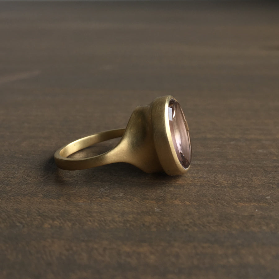 Smoky Quartz Cast Ring