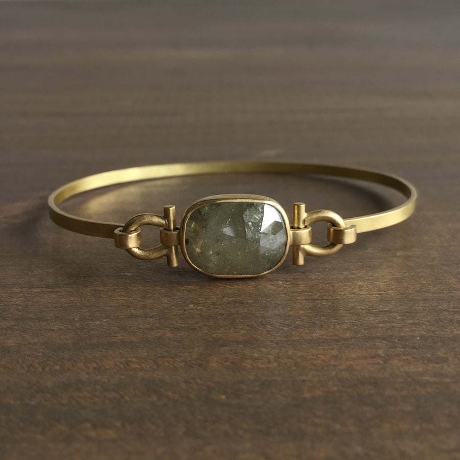 Olive Rustic Diamond Bracelet