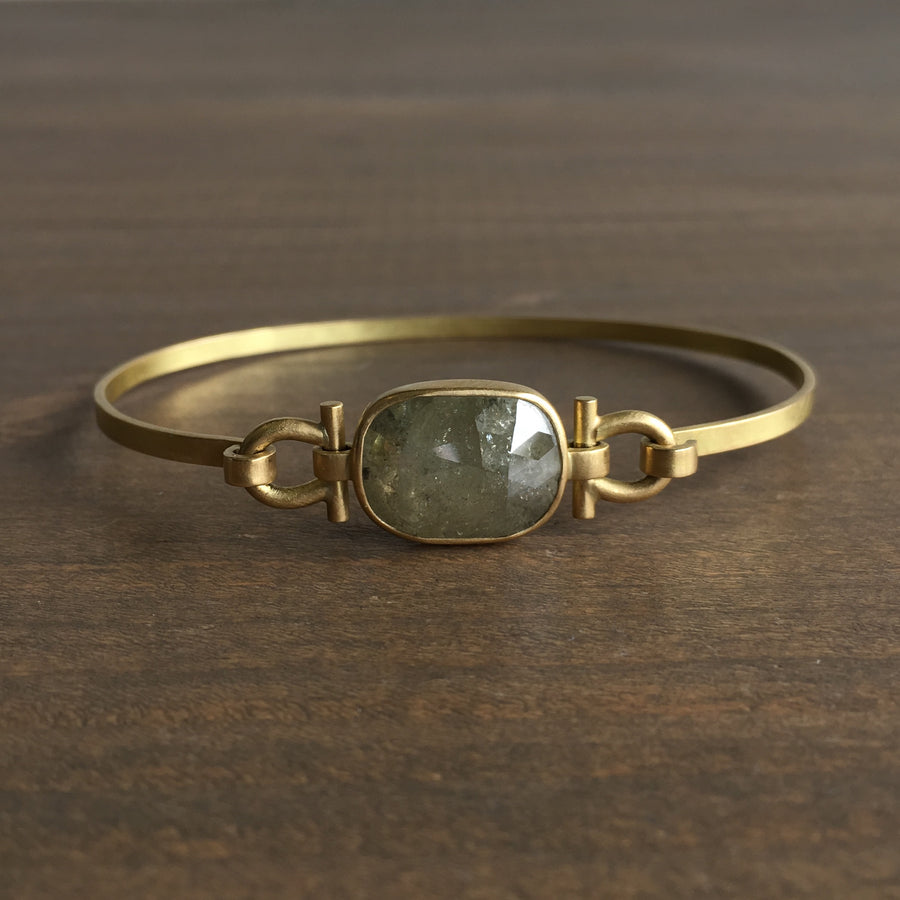Olive Rustic Diamond Bracelet