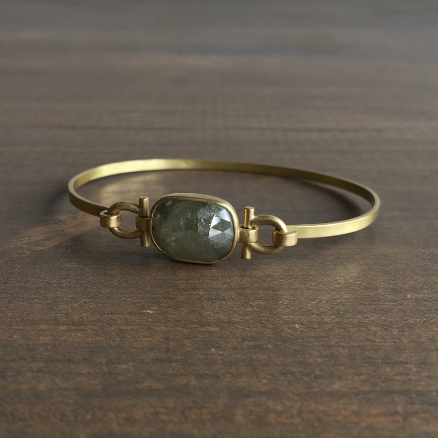Olive Rustic Diamond Bracelet