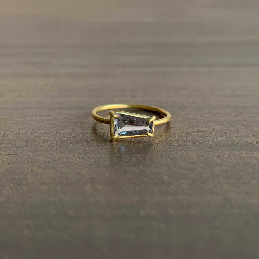 Spinel Geometric Mini Gem Ring
