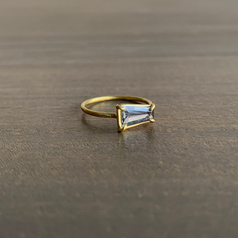 Spinel Geometric Mini Gem Ring