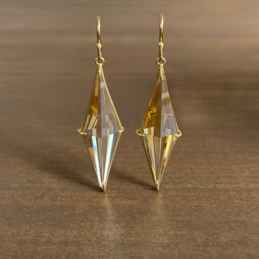 Citrine Kite Earrings