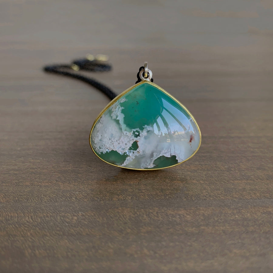 Aquaprase Wide Drop Pendant