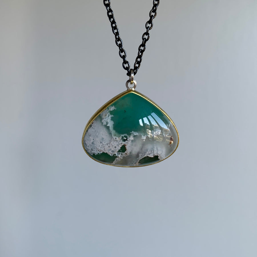 Aquaprase Wide Drop Pendant