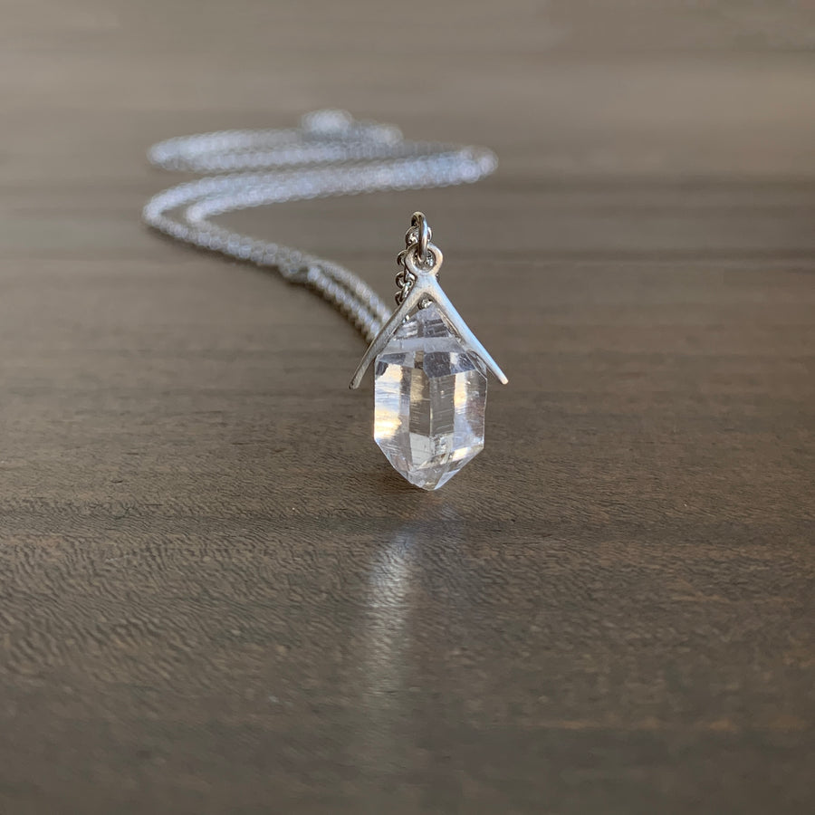 Medium Sticks & Stones Herkimer Necklace