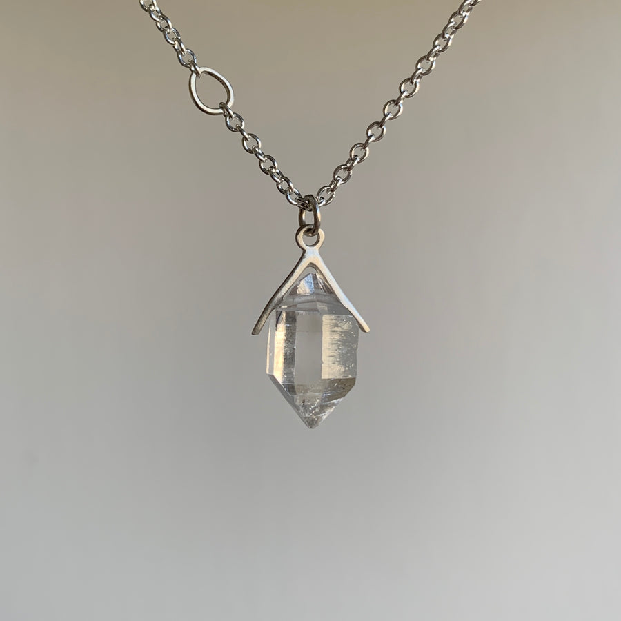 Medium Sticks & Stones Herkimer Necklace