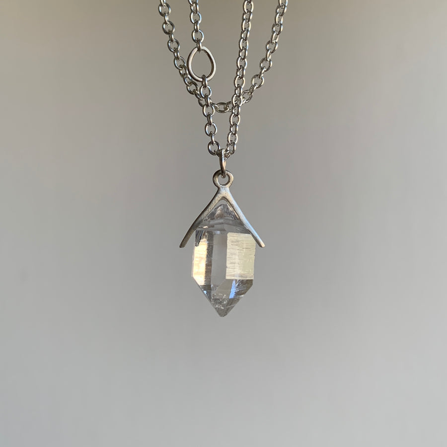 Medium Sticks & Stones Herkimer Necklace