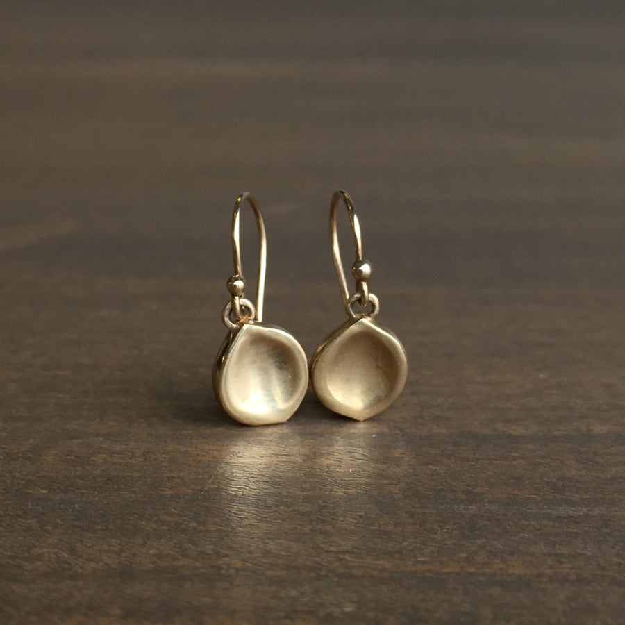 Gold Seed Earrings