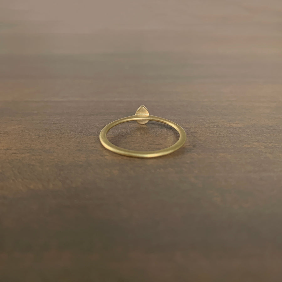 Teardrop Diamond Stacker Ring