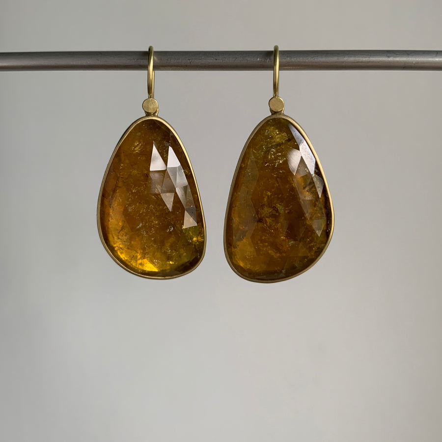 Honey Gold Tourmaline Earrings