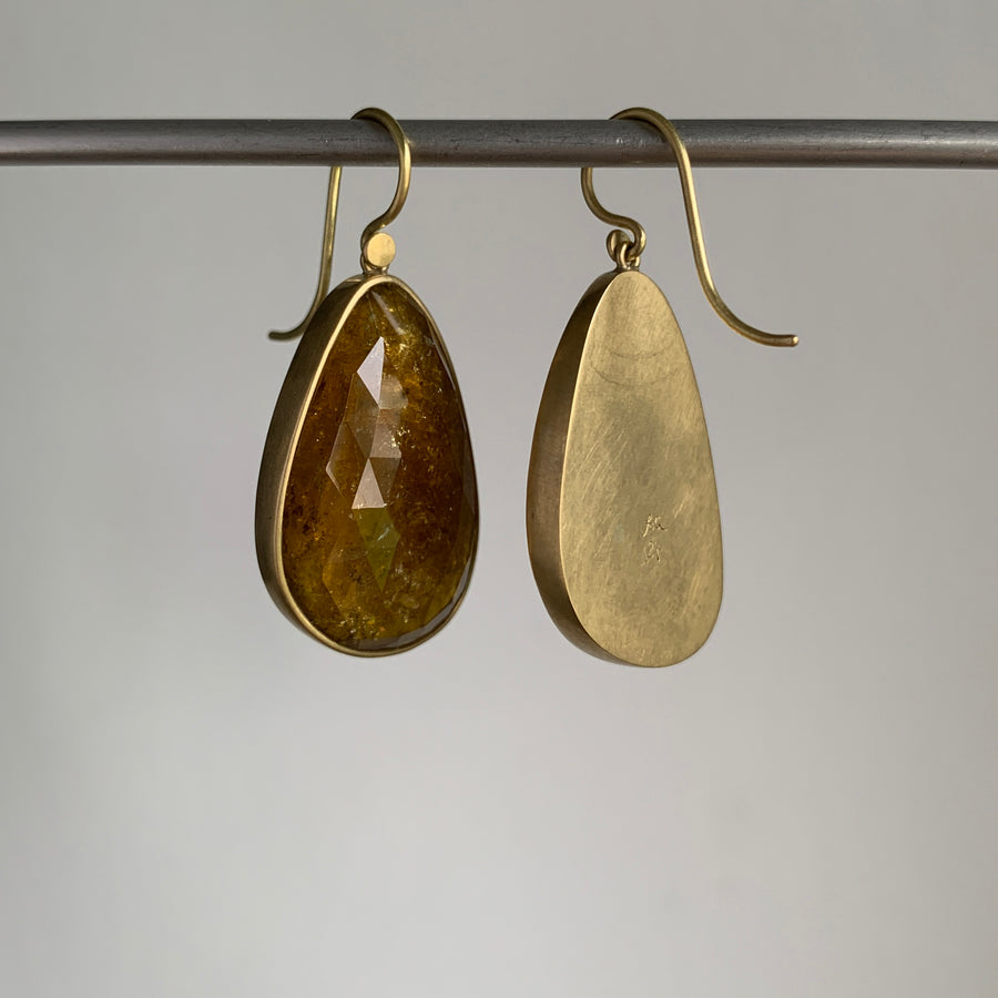 Honey Gold Tourmaline Earrings