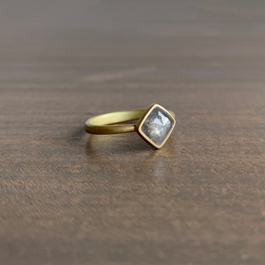 Grey Diamond Diamond Ring