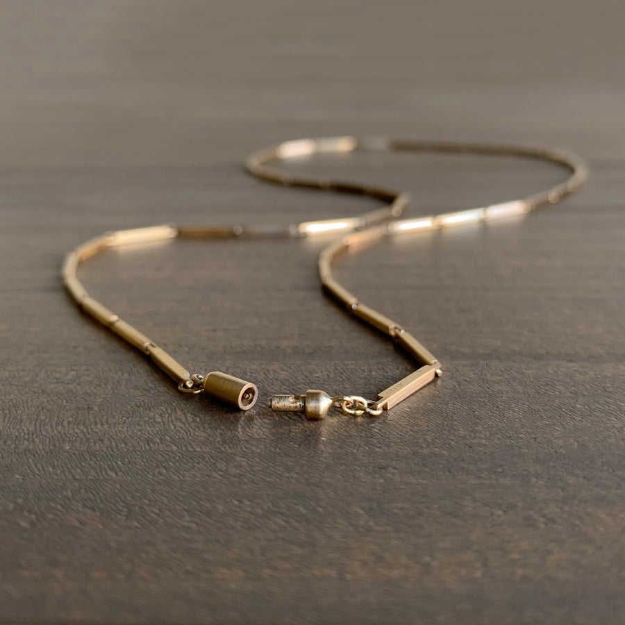 S. Yamane Bar Chain Necklace