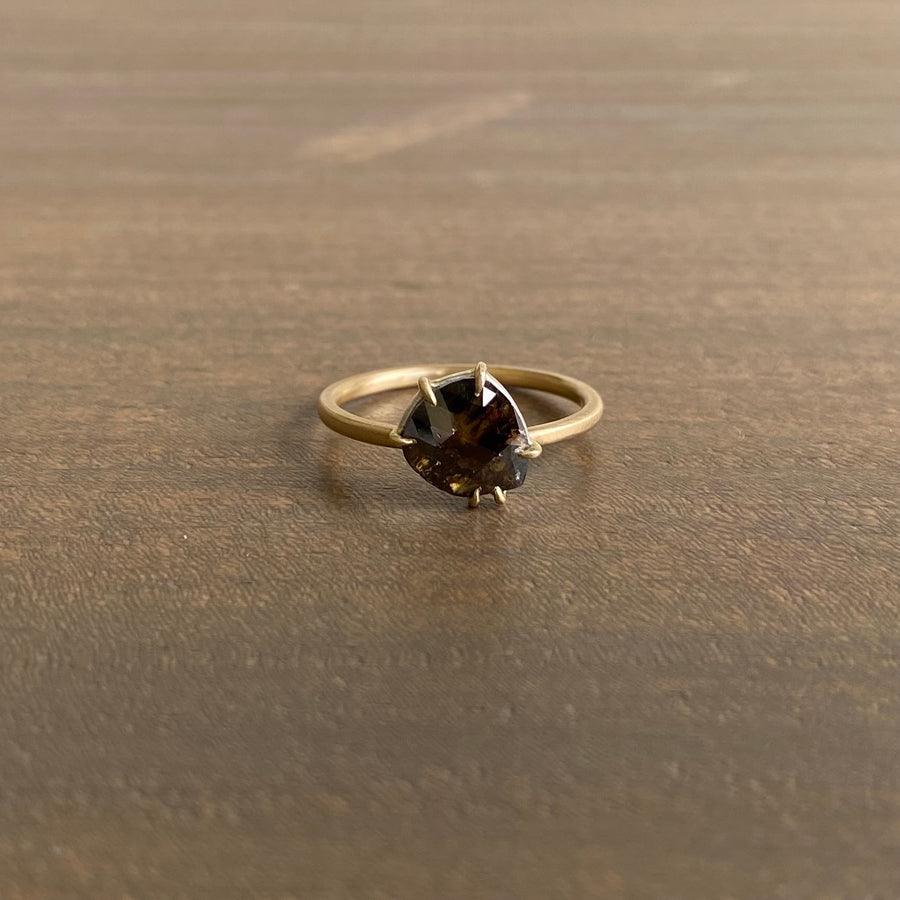 Tortoiseshell Diamond Vanity Ring