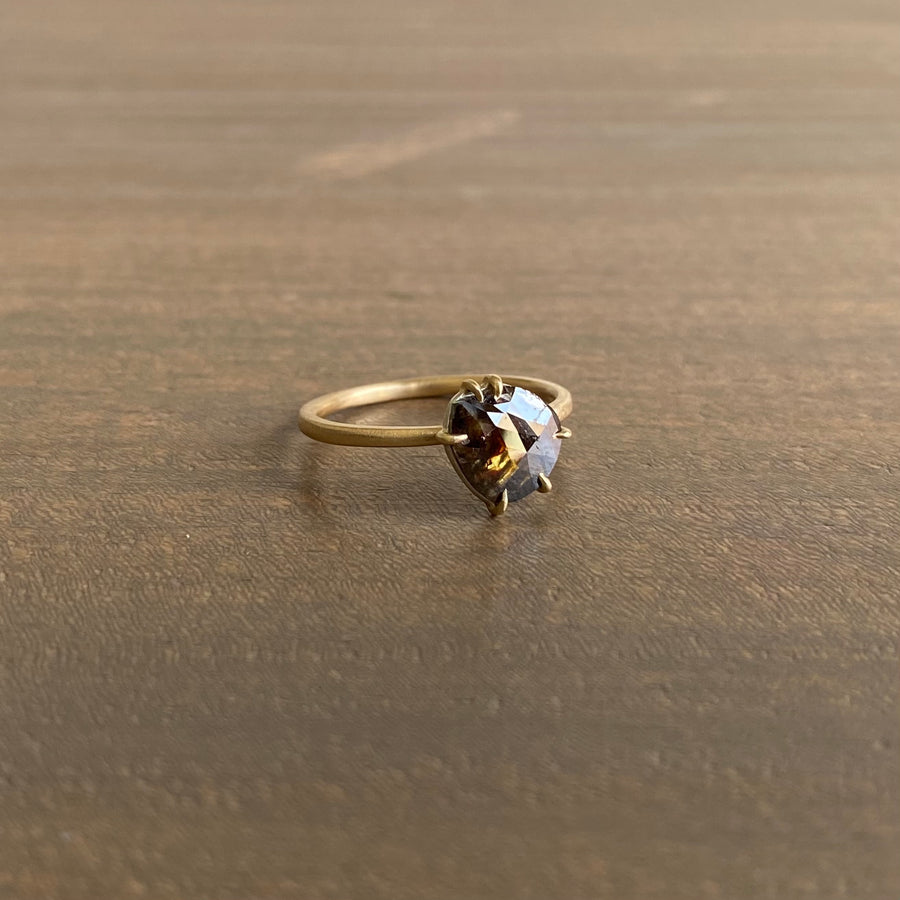 Tortoiseshell Diamond Vanity Ring