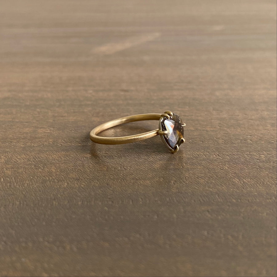 Tortoiseshell Diamond Vanity Ring