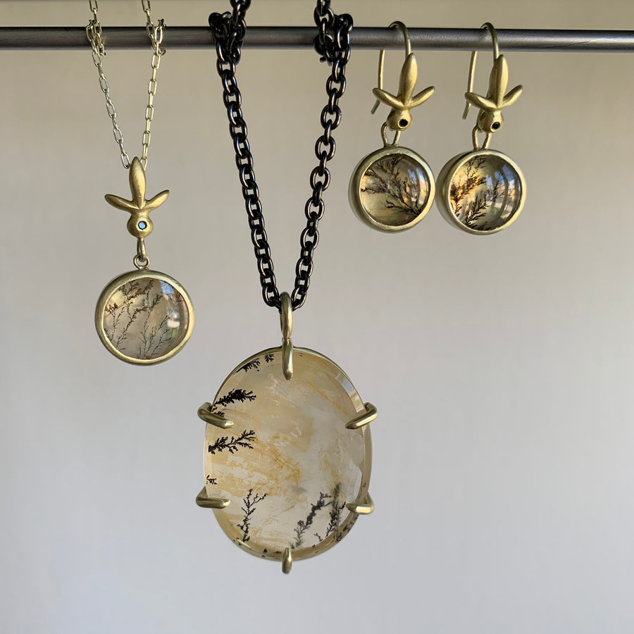 Dendritic Quartz Pendant