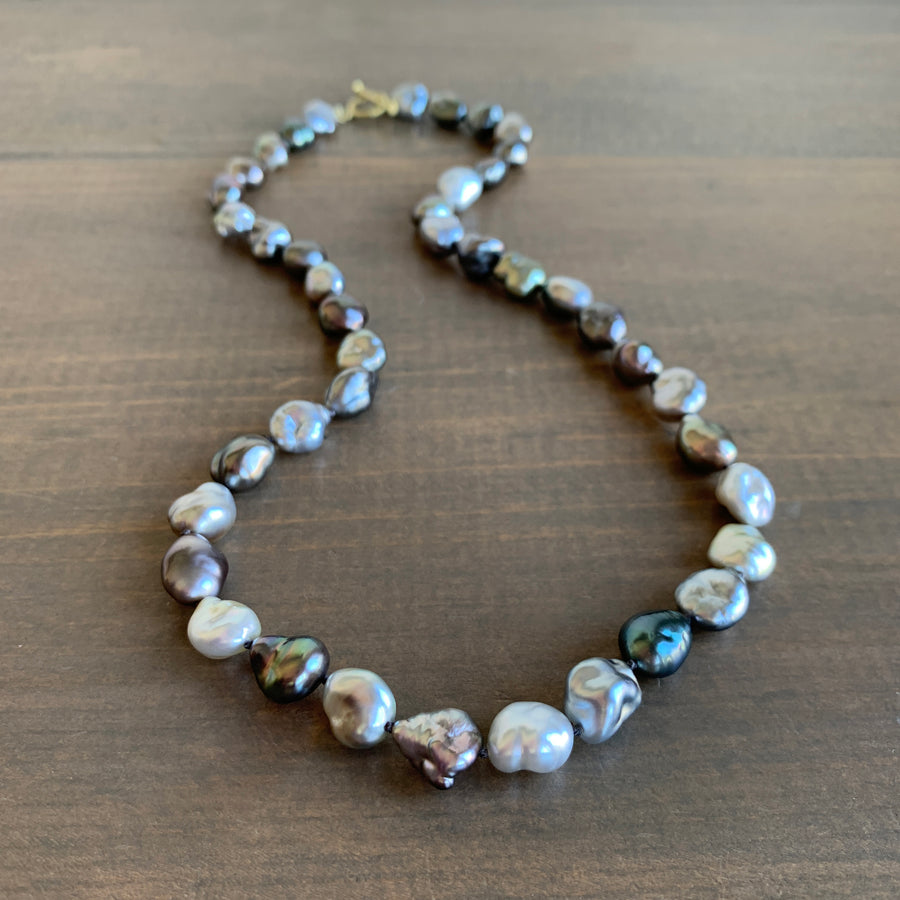 Mimi Favre Multicolor Tahitian Keshi Pearl Strand  view 2