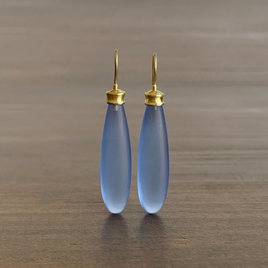 Blue Quartz Earrings