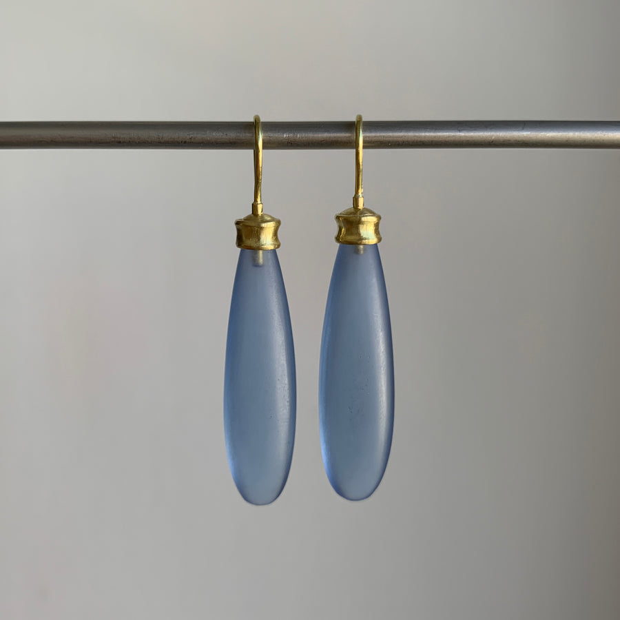 Blue Quartz Earrings