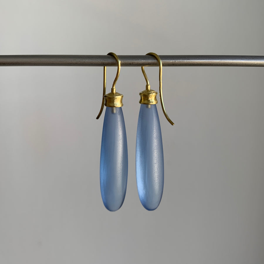 Blue Quartz Earrings