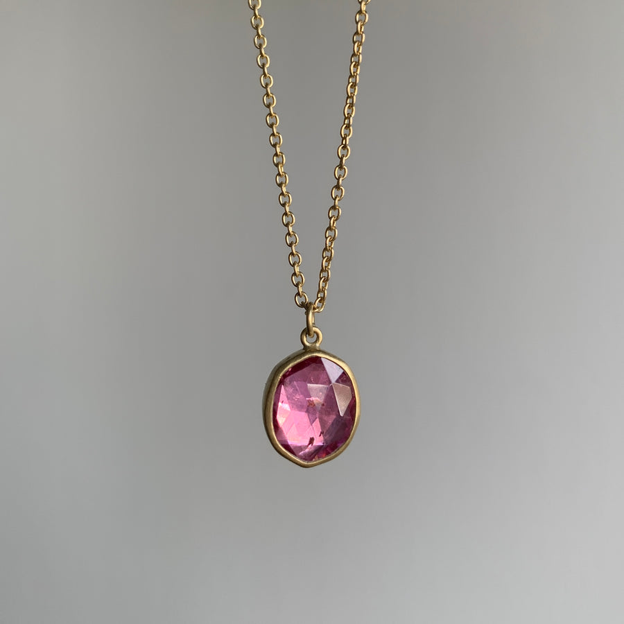 Tube Shaped Pink Tourmaline Beaded Necklace – Lauren K Fine Jewelry NY