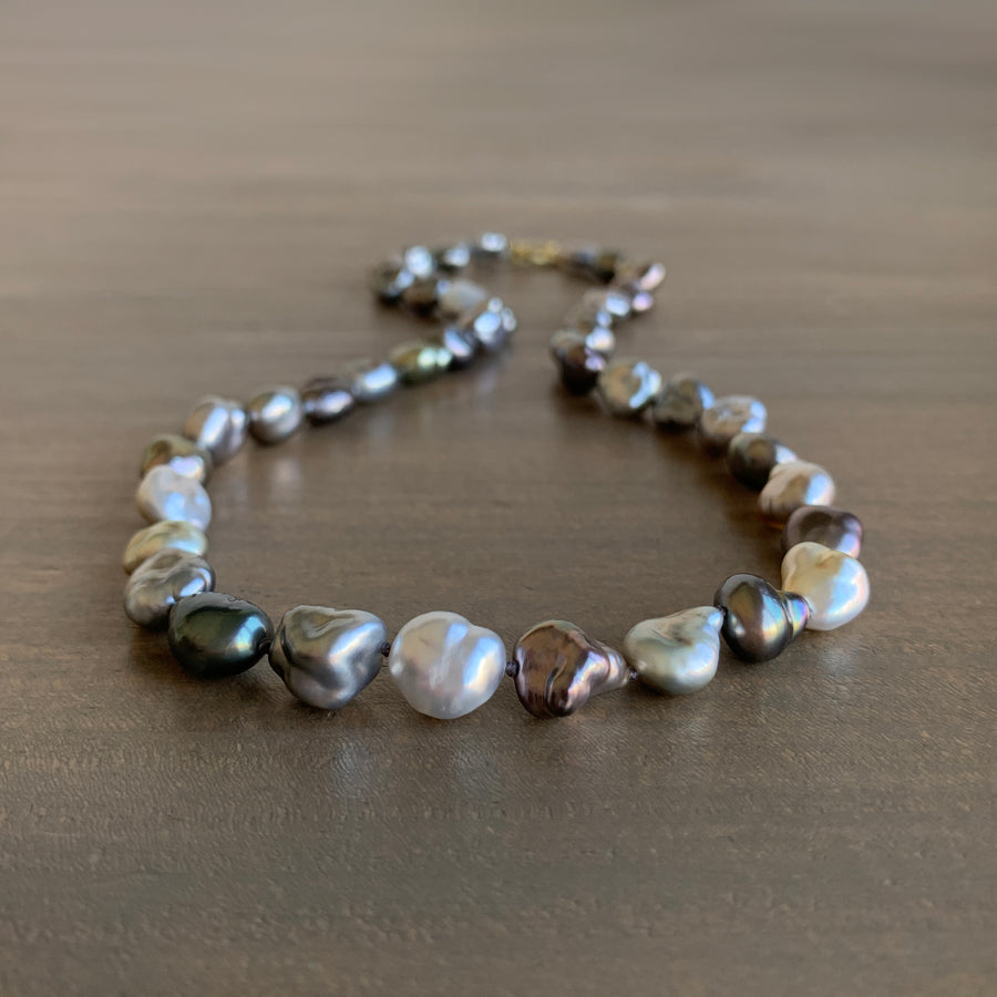 Mimi Favre Multicolor Tahitian Keshi Pearl Strand – Meeka Fine Jewelry