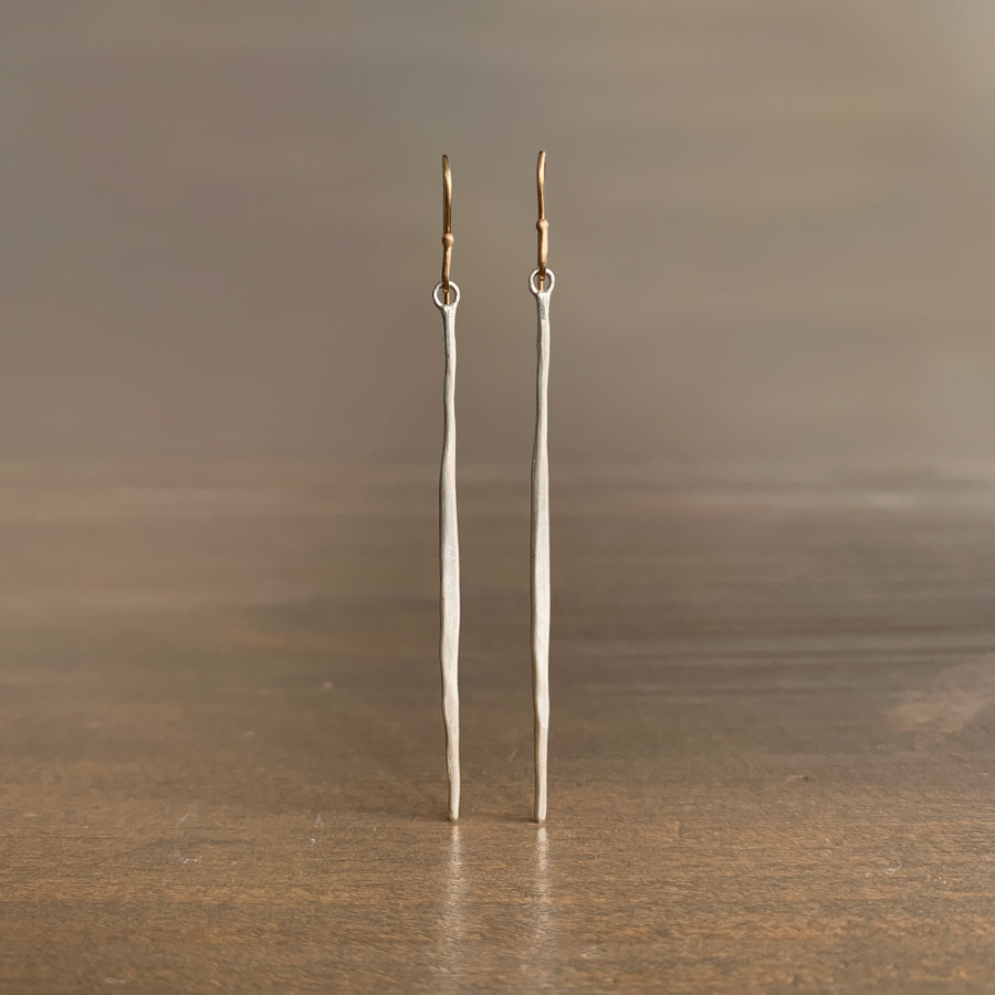 Sterling Silver Matchstick Earrings