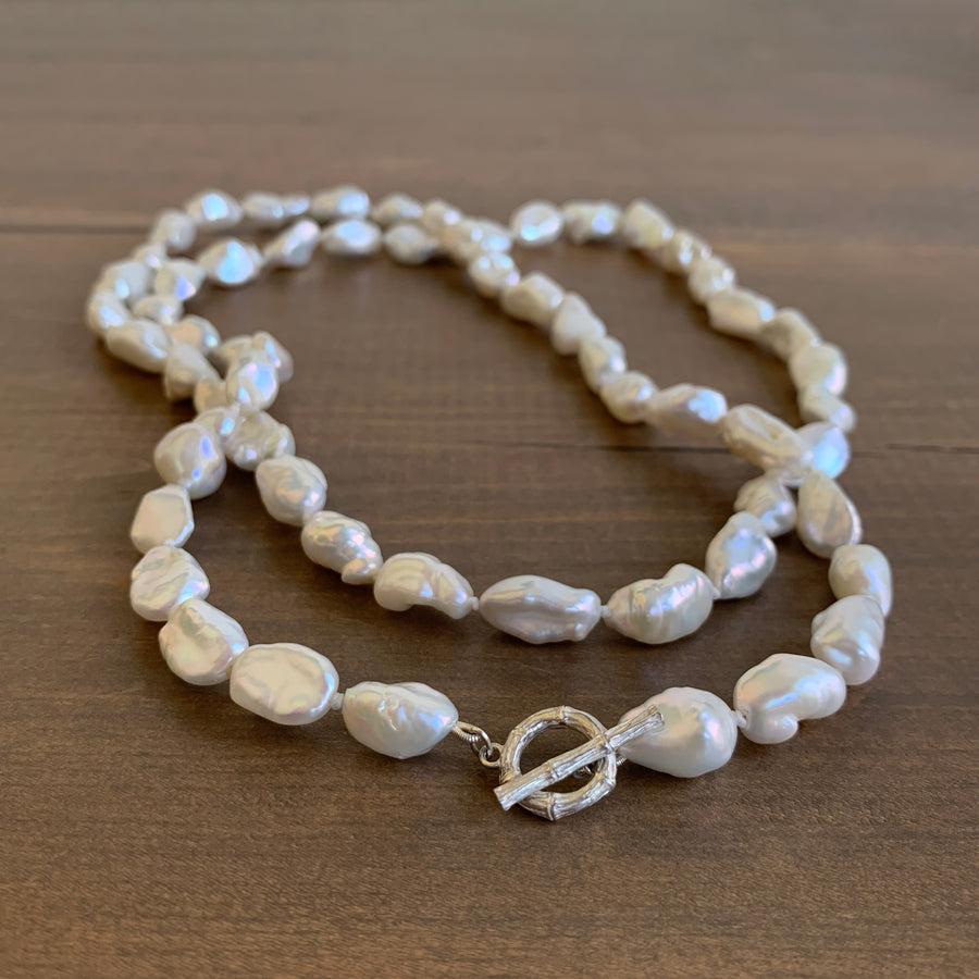 Long White Freshwater Pearl Strand