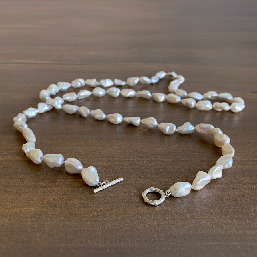 Long White Freshwater Pearl Strand